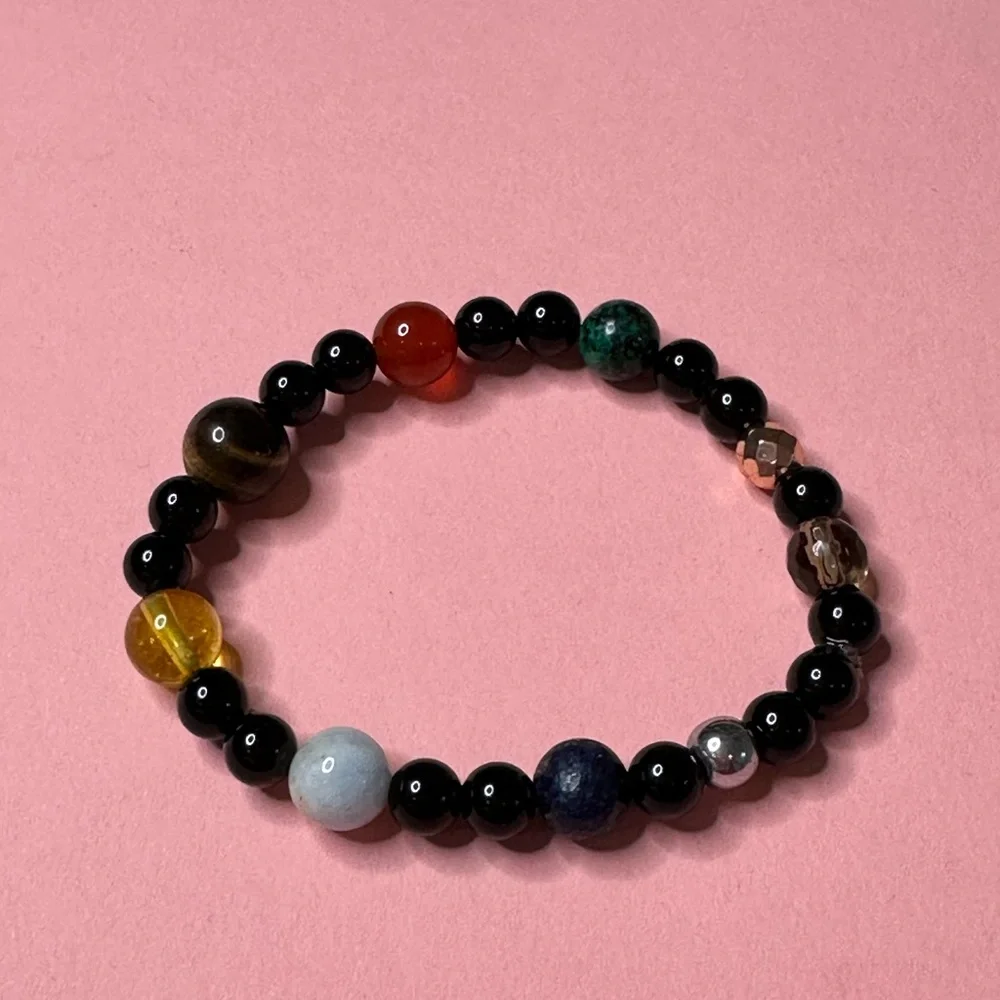 Solar System Beaded‎ Bracelet